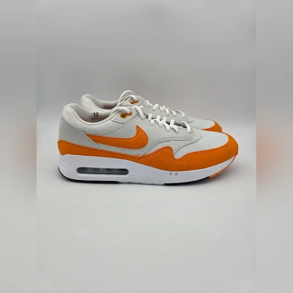 Nike Air Max 1 '86 OG G Golf Shoes White Ceramic Orange DV1403-118 Men's 12 NEW - Picture 1 of 5